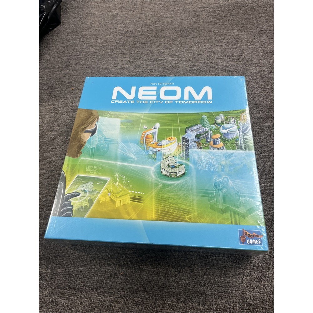 Neom: Create the City of Tomorrow Board Game - Look Out Games -‎ New / Sealed
